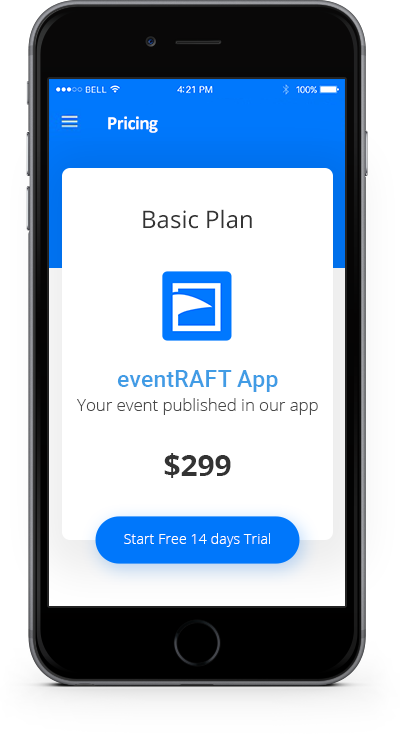 eventRAFT App - Pricing - Basic Plan